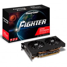 Placa de Vídeo PowerColor Fighter Radeon RX 6500 XT, 4GB, GDDR6, FSR, Ray Tracing, AXRX 6500 XT 4GBD6-DH/OC