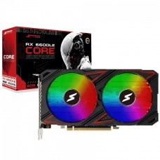 Placa De Vídeo SuperFrame AMD Radeon RX 6600LE Core, RGB, 8GB, GDDR6, FSR, Ray Tracing, Preto, SF-GC-CRAM66008GD