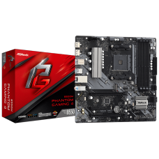 Placa Mãe AsRock B550M Phantom Gaming 4, Chipset B550, AMD AM4, MATX, DDR4