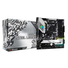 Placa Mãe ASRock B550M Steel Legend, Chipset B550, AMD AM4, MATX, DDR4