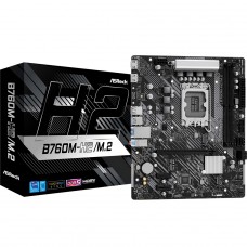 Placa Mãe ASRock B760M-H2/M.2, Chipset B760, Intel LGA 1700, mATX, DDR5, 90-MXBN00-A0UAYZ