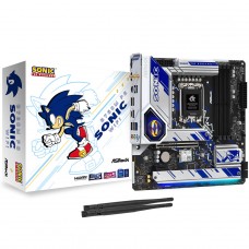 Placa Mãe ASRock B760M PG Sonic WIFI, Chipset B760, Intel LGA 1700, MATX, DDR5, 90-MXBKM0-A0UAYZ