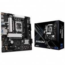 Placa Mãe ASRock B860M-X, Chipset B860, Intel LGA 1851, mATX, DDR5