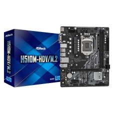 Placa Mãe ASRock H510M-HDV/M.2, Chipset H510, Intel LGA 1200, mATX, DDR4, 90-MXBFT0-A0BAY1Z