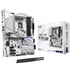 Placa Mãe ASRock Z890 Pro RS WIFI White, Chipset Z890, Intel LGA 1851, ATX, DDR5, Branco, 90-MXBQC0-A0UAYZ