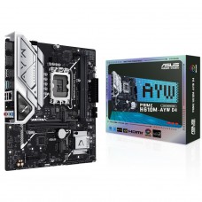 Placa Mãe Asus H610M-AYW D4, Chipset H610, Intel LGA 1700, mATX, DDR4, 90MB1GF0-M0EAY0