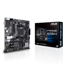 Placa Mãe ASUS Prime A520M-K, Chipset A520, AMD AM4, mATX, DDR4, 90MB1500-M0EAY0 