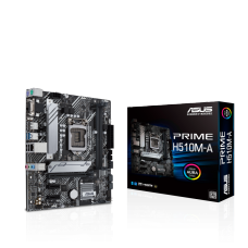 Placa Mãe ASUS PRIME H510M-A, Chipset H510, Intel LGA 1200, mATX, DDR4, 90MB17C0-M0EAY0