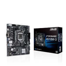 Placa Mãe ASUS PRIME H510M-D, Chipset H510, Intel LGA 1200, mATX, DDR4, 90MB17M0-M0EAY0