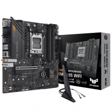 Placa Mãe Asus TUF Gaming A620M-PLUS WIFI, Chipset A620, AMD AM5, m-ATX, DDR5, 90MB1F00-M0EAY0