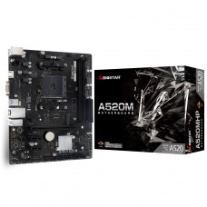 Placa Mãe Biostar A520MHP, Chipset A520, AMD AM4, MATX, DDR4