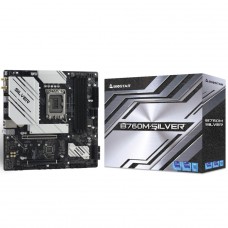Placa Mãe Biostar B760M-Silver, Chipset B760, Intel LGA 1700, MATX, DDR5