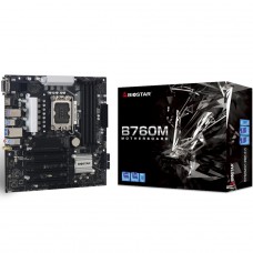 Placa Mãe Biostar B760MXC PRO 2.0, Chipset B760, Intel LGA 1700, MATX, DDR4