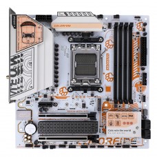 Placa Mãe ColorFire B650M-MEOW WIFI Orange, Chipset B650, AMD AM5, MATX, DDR5