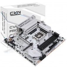 Placa Mãe Colorful CVN B760M-Plus Frozen WiFi D5 V20, Chipset B760, Intel LGA 1700, MATX, DDR5, Branco