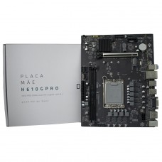 Placa Mãe Duex DXMBH610GPRO, Chipset H610, Intel LGA 1700, MATX, DDR4