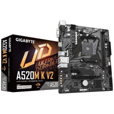 Placa Mãe Gigabyte A520M K V2, Chipset A520, AMD AM4, MATX, DDR4