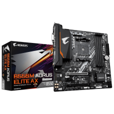 Placa Mãe Gigabyte B550M AORUS Elite AX, Chipset B550, AMD AM4, mATX, DDR4