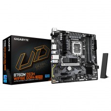 Placa Mãe Gigabyte B760M DS3H WIFIE DDR4 GEN5, Chipset B760, Intel LGA 1700, M-ATX, DDR4