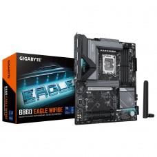 Placa Mãe Gigabyte B860 EAGLE WIFI6E, Chipset B860, Intel LGA 1851, ATX, DDR5