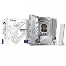 Placa Mãe Gigabyte B860I AORUS PRO ICE, Chipset B860, Intel LGA 1851, Mini-ITX, DDR5, Branco