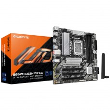 Placa Mãe Gigabyte B860M DS3H WiFi6E, Chipset B860, Intel LGA 1851, mATX, DDR5