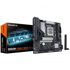Placa Mãe Gigabyte B860M Eagle WIFI6, Chipset B860, Intel LGA 1851, mATX, DDR5