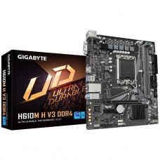 Placa Mãe Gigabyte H610M H V3, Chipset H610, Intel LGA 1700, mATX, DDR4