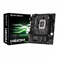Placa Mãe MAXSUN Challenger H610M, Chipset H610, Intel LGA 1700, m-ATX, DDR4, MS-Challenger H610M