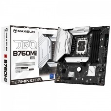 Placa Mãe Maxsun Terminator B760M D4 WiFi V2, Chipset B760, Intel LGA 1700, mATX, DDR4