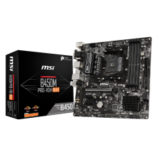 Placa Mãe MSI B450M PRO-VDH MAX, Chipset B450, AMD AM4, mATX, DDR4, B450M PRO-VDH MAX