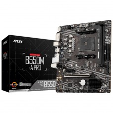 Placa Mãe MSI B550M-A PRO, Chipset B550, AMD AM4, mATX, DDR4