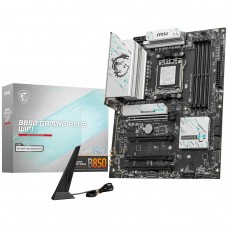 Placa Mãe MSI B850 Gaming PLUS WIFI, Chipset B850, AMD AM5, ATX, DDR5