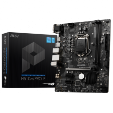 Placa Mãe MSI H510M PRO-E, Chipset H510, Intel LGA 1200, M-ATX, DDR4, 911-7D23-002