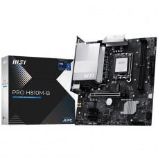 Placa Mãe MSI PRO H810M-B, Chipset H810, Intel LGA 1851, mATX, DDR5
