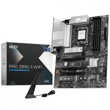 Placa Mãe MSI PRO Z890-S WIFI, Chipset Z890, Intel LGA 1851, ATX, DDR5