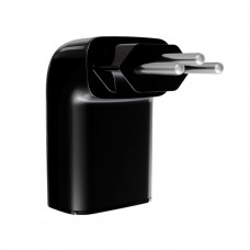 Protetor CLAMPER Pocket Fit LCF, 3 Pinos, 20 Amperes, Bivolt, Formato Fit 90º, Preto