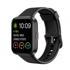 Relógio SmartWatch SuperFrame Smart 700, 1.69", Bluetooth, Monitoramento de Frequência Cardíaca, Music Control, Compativel com Alexa, Homologado pela ANATEL, Black, SW-700-P