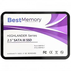 SSD BestMemory Highlander V2, 256GB, Sata III, Leitura 550MBs E Gravação 500MBs, BTSDA-256G-550