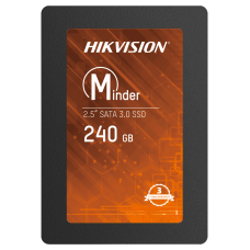 SSD Hikvision Minder, 240GB, Sata III, Leitura 530MBs e Gravação 400MBs, HS-SSD-Minder(S) 240G