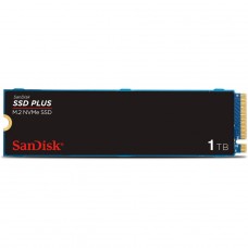 SSD SanDisk Plus, 1TB, M.2 NVMe PCIe 3.0, Leitura 3200MBs e Gravação 2500MBs, SDSSDA3N-1T00-G26