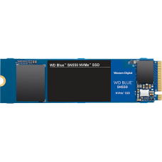 SSD WD Blue SN550 500GB, M.2 2280, NVME, Leitura 2400MBs e Gravação 1750MBs, WDS500G2B0C