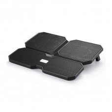 Suporte para Notebook DeepCool Multi Core X6, Ajustável, Black, Com 4 Fans, DP-N422-MCX6