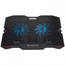 Suporte para Notebook Keytime CoolStand 2, Ajustável, Preto, Com 2 Fans, KYT00020