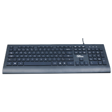 Teclado Dr. Office KDR-0202-B, USB, Membrana, Preto - Open Box