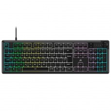 Teclado Gamer Corsair K55 Core, Membrana, RGB, ABNT2, USB, Preto, CH-9226C65-BR