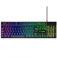 Teclado Gamer Fortrek Fearless 100, Rainbow, Membrana, Full Size, ABNT2, Preto