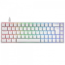 Teclado Gamer Mecânico Akko 3068S White, RGB, Switch Akko Orange, ABNT2