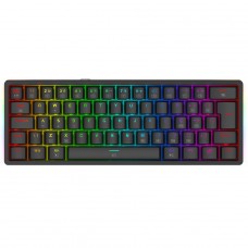 Teclado Gamer Mecânico Redragon Akali, RGB, USB, Switch Brown, ABNT2, 60%, Preto, K642-RGB (PT-BROWN)