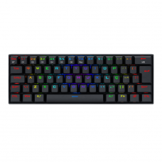 Teclado Gamer Mecânico Redragon Draconic, Wireless, RGB, Switch Brown, ABN2, Black, K530RGB (PT-BROWN)